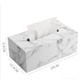 Miniatyrbild 3 av 5: PU-läder pappershanddukslådor, rektangulär pappershanddukshållare