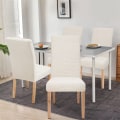 Miniatyrbilde 5 av 5: 2 stk, Spisestoltrekk Stretchable Moderne Stolbeskytter