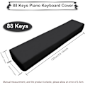 Miniatyrbild 2 av 5: Dammskydd för 88-tangenters elektroniskt piano Keyboard Keyboard Bag Cov