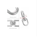 Miniatyrbillede 3 af 5: M6 Dobbelt Endet Svingbar Ring, 304 Rustfrit Stål Svingbar Ring, Sa