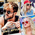 Pikkukuva 2 / 5: Polaroid-aurinkolasit, pyöreät, retro, metallirunko, steampunk, miehille ja naisille, unisex
