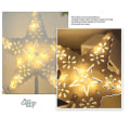 Miniatyrbillede 5 af 5: Led stjerne bordlampe 29 cm bordlampe vindue dekoration stjerne