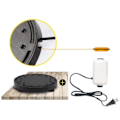 Miniatyrbillede 4 af 4: 9 Multicolor LED Akvarium Undervands Boble Undervandslys Natt