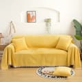 Enfärgad Chenille Soffa Handduk Spets Soffa Överdrag Soffa Överdrag T