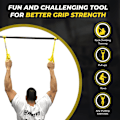 Miniatyrbillede 2 af 5: 2 stk. Pull Up Grip Strength Stropper - Nylon Finger og Tommel Løkker