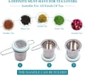 Miniatyrbillede 5 af 5: Te-infuser i rustfrit stål - Te-si - Foldbart håndtag