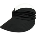 Miniatyrbillede 3 af 5: Dame Sol Visor Hat Bred Skygge Sommer UPF 50+ UV Beskyttelse