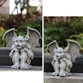 Miniatyrbillede 5 af 6: Gargoyle Statue Have Statue Figur Figur Gotisk Indendørs