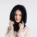 Miniatyrbillede 4 af 5: Kvinder Vinter Hue Hatte Ét Stykke Fleece Foret Strik Balaclavas