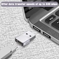 Miniatyrbild 3 av 5: USB C-hona till USB A-hane Adapter 3-pack, Typ C Laddningskabel C