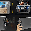Miniatyrbild 2 av 5: 2 st Tablet Game Joystick Trigger Handtag 6 Finger L1R1 Shooter F