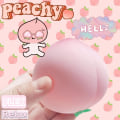 Miniatyrbilde 2 av 5: Fluffy stress ball fersken klemme ball (rosa), morsom deigball sens