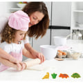 Miniatyrbillede 2 af 5: 6 stk. Dinosaur Cookie Cutters Kit, Rustfrit Stort Dino Cooki