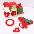 Pikkukuva 5 / 5: Jute-kangaskassi Advent-kalenteri lapsille, naisille ja miehille