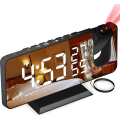 Miniatyrbild 1 av 5: Projektorväckarklocka, väckarklockradio med temperatur, H
