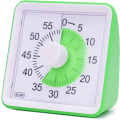 Miniatyrbilde 1 av 5: Grønn visuell analog timer, stille nedtelling, tidsstyringsverktøy