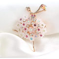 Miniatyrbilde 2 av 5: Kreativ ballettjente brosje myk legering rhinestone dans ballett