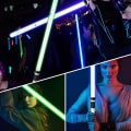 Miniatyrbillede 4 af 5: 2-delt LED Lightsaber-sæt, lys og lyd 2 i 1 lysende lyssværd