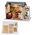 Miniatyrbillede 3 af 5: Børns DIY Miniature Træhus Legetøj Møbler Håndværk Huse M