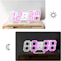 Miniatyrbild 4 av 5: Väggklocka Digital Alarm Digital Vägg LED Nummer Tid Alarm
