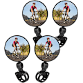 Miniatyrbillede 1 af 5: Cykel Spejle, 4stk Cykel Cykling Bak Spejle Justerbare