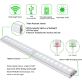 Pikkukuva 5 / 5: 20 LED-valoa, langaton, USB-ladattava, magneettinen, liiketunnistin