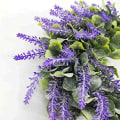 Miniatyrbilde 5 av 5: Kunstig lavendelblomsterkrans Lavendeldekorasjon Dørkrans