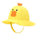 Pikkukuva 1 / 5: Ankan keltainen - Vauvan tyttö aurinkolippalakki Unisex taittuva Anti - UV aurinko Pro