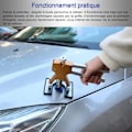 Miniatyrbild 3 av 5: Gul - Verktygsset för lackfri buckelavlägsning, verktyg för karosseribuckelavlägsning med 18 sugkoppar, blå, för bilar, kylskåp, motorcyklar, tvättmaskiner
