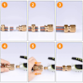 Miniatyrbillede 3 af 3: 4 stk. Havehane-slangekobling Hurtigkobling til 1/2 tommer a