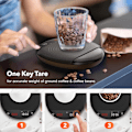 Miniatyrbillede 5 af 5: Digital Kaffevægt med Timer - Genopladelig Espresso Vægt 2kg/0.1g Høj Præcisionsvejning i g oz ml Hæld Over Kaffe