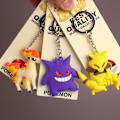 Pikkukuva 1 / 4: 3-osainen tonttu avaimenperälelu Pikachu taika vauva PVC pehmeä muovi