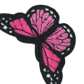 Miniatyrbillede 3 af 5: 27 Stykker Blomst Broderi Stryge-på Lap, Butterfly Broderi