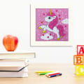Miniatyrbilde 5 av 5: Unicorn5D Barnekorssting Diamantmaleri Håndverksett, DIY C