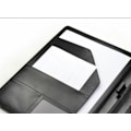 Miniatyrbillede 3 af 4: Sort Kunstlæder A4 Aktetaske - A4 Klipbord med Klip til Kon