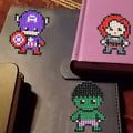 Miniatyrbilde 3 av 5: (Pakke med 8, Spiderman) Diamantmalerisett for barn DIY-maling
