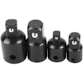 Miniatyrbilde 1 av 5: 4 stk. Forlenger- og Redusersett Ratsjeadapter Reduseradaptere for Sokker og Bits 1/2\" 1/4\" 3/8\" Pillote
