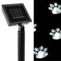 Miniatyrbillede 5 af 5: Solcelledrevne LED-lyskæder Hundepote 4 LED'er Sort ledning Udendørs sol