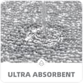 Miniatyrbilde 5 av 5: Sklisikker badematte, myk mikrofiber badematte, maskinvaskbar Ab