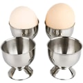 Miniatyrbilde 1 av 5: 4 stk eggkopp, rustfritt stål eggbrett, eggbrett, eggkopp, and