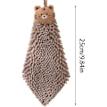 Miniatyrbild 3 av 5: 1 st Fuzzy Boll Handdukar - Mjuka Hängande Handdukar, Chenille Sup