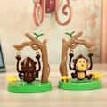Pikkukuva 3 / 5: 2 kpl aurinkovoimalla toimivaa tanssivaa lelua keinuva apina Bobbleheads Shaki