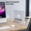 Miniatyrbillede 5 af 5: Sølv - Bærbar computer stand, justerbart aluminiumsstativ til MacBook Pro