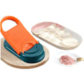 Miniatyrbild 1 av 5: (Orange) Ravioli Maker Modell, 2 i 1 Dumpling Mold Maker, Tortilla Press Maker, Hand Held Dumpling Wrapper Mold, Ravioli Maker Gadget.