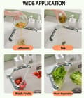 Miniatyrbilde 7 av 7: Triangle Tri-Holder Filter med 200 stk Sink Strainer Bag Kitche