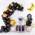 Miniatyrbillede 3 af 7: 100 stk. balloner sort latex 10\" perle sorte balloner helium sort