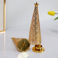 Miniatyrbilde 4 av 5: Metall juletre lysestake juledag lyskopp Eu