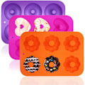 Miniatyrbillede 1 af 5: 3 stk. Non-Stick Silikone Donutforme til at lave Donuts, Muffins,