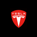 Miniatyrbilde 1 av 5: 2 stk. Velkommenlys egnet for Tesla, dedikert TESLA MODEL3 D