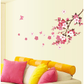 Miniatyrbillede 5 af 5: CHERRY BLOSSOM vægklistermærker med sommerfugle pink rød I sakura